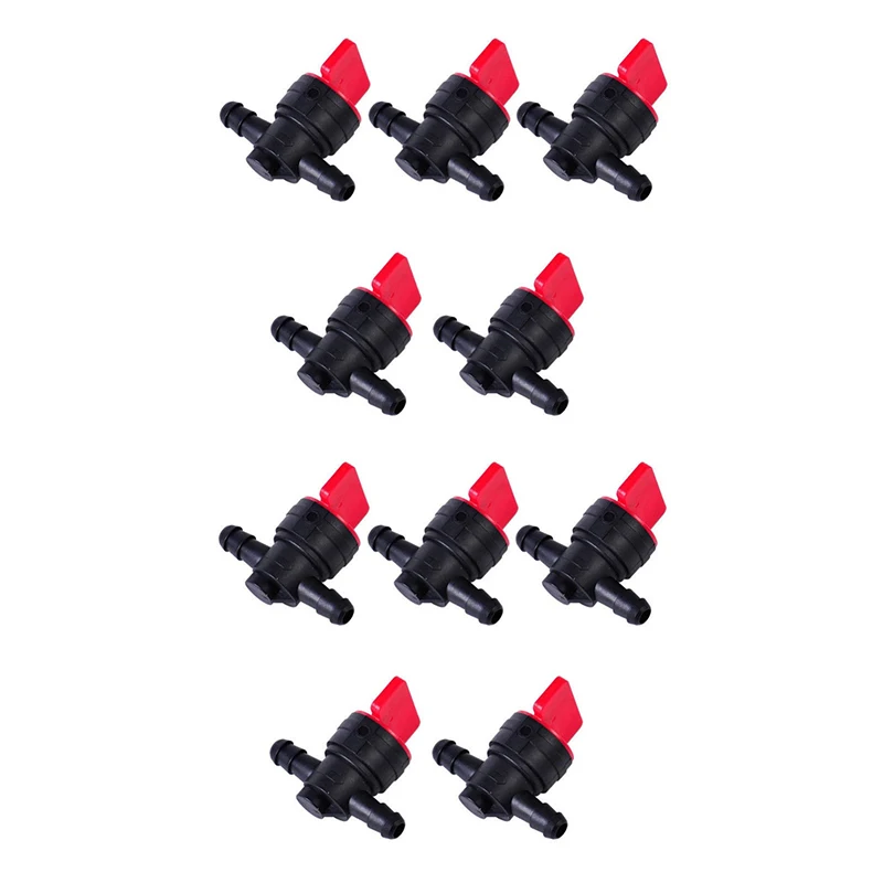 

10pcs 1/4 InLine Straight Fuel Gas Cut-Off /Shut Outdoor Small Engine Valve
