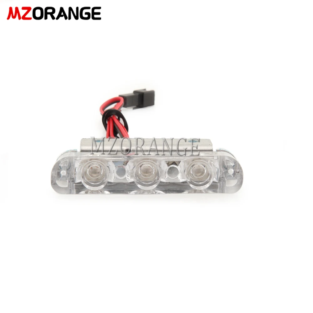 only 1pc led MZORANGE 2 шт. 3 светодиода 12 в полицейский мигаПредупреждение ющий светодиодный задний тормоз Стоп светодиодный светильник s стробоскоп светильник полицейский светильник s - Цвет: only 1pc led