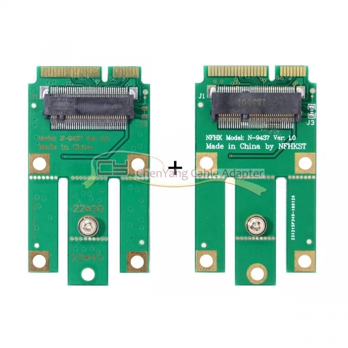 Mini PCI-E до M.2 NGFF A-key E-ключ Вай-Фай адаптер для Bluetooth плата Wireless WLAN Card AX200 9260 8265 8260