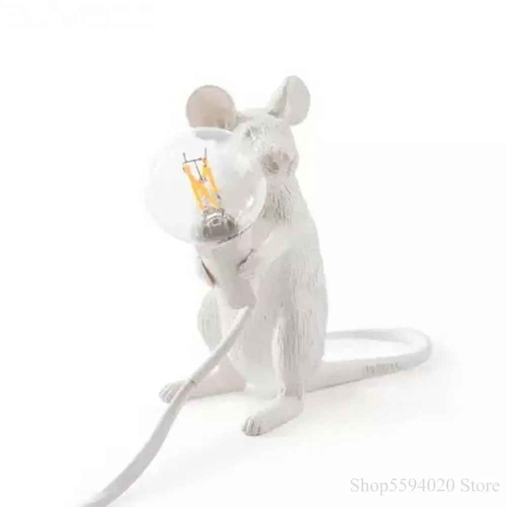 Лампа из смолы лампа SELETTI для мыши современная светодиодная декор детской