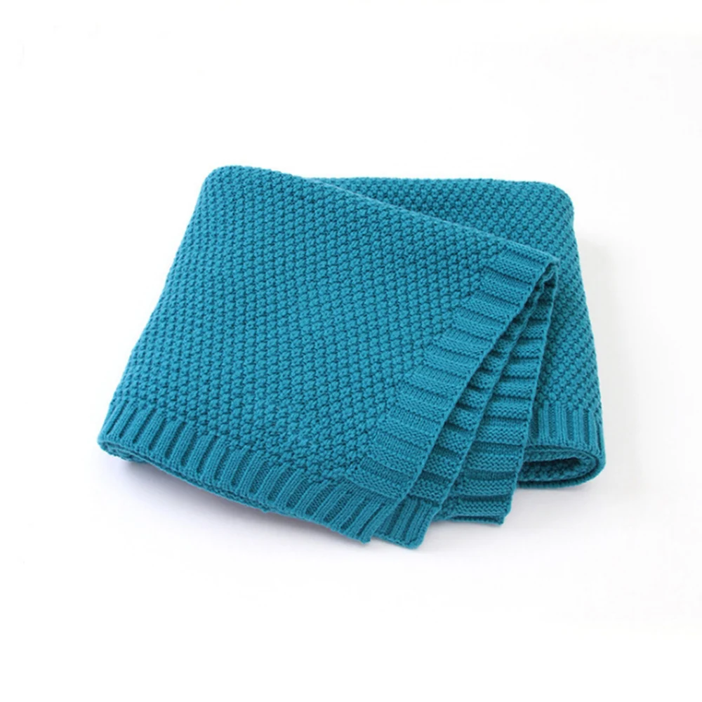 CYSINCOS Newborn Swaddle Wrap Soft Infant Toddler Sofa Bedding Quilt Sleeping Blankets Knitted Baby Outdoor Stroller Blankets
