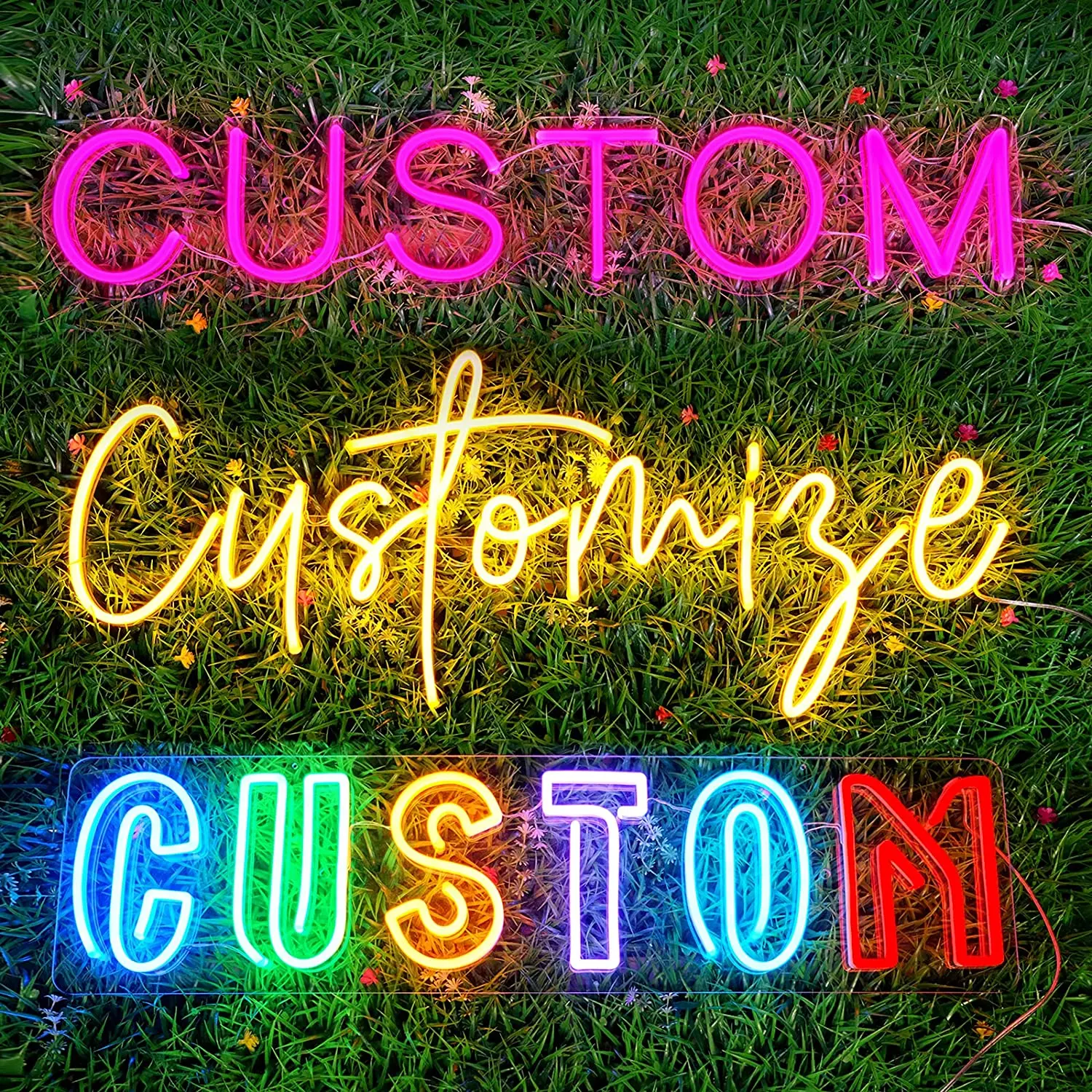 Custom Neon LED Night  Signs LED Neon Light Emitting Word Restaurant Bar Wedding Event Decorative Light Scene Layout Gift