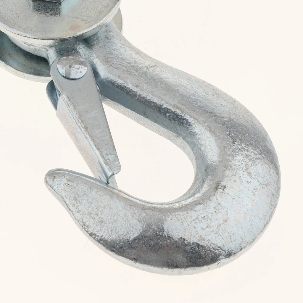 

Commercial Reliability Hook Snatch Block ,Snatch Block with Swivel Hook, 2 ton Load Capacity