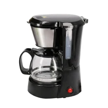 Кофеварка 650 Вт, портативная, 5-10 чашек, электрическая капельная эспрессо, Кофеварка, бытовой чайник, кафе, машина, мгновенный нагрев, кофейник