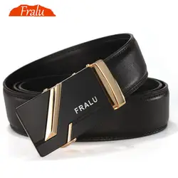 Fashion designer style belt for men buckle alloy automatic buckle leather girdle strap male waistband ceinture cinto masculino