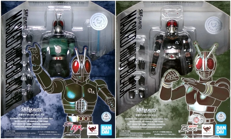 Bandai SHF Kamen Rider Masked Superman Black RX Nanko Taro Sun 2 0 Перепечатка ПВХ Фигурки игрушки | Игрушки и