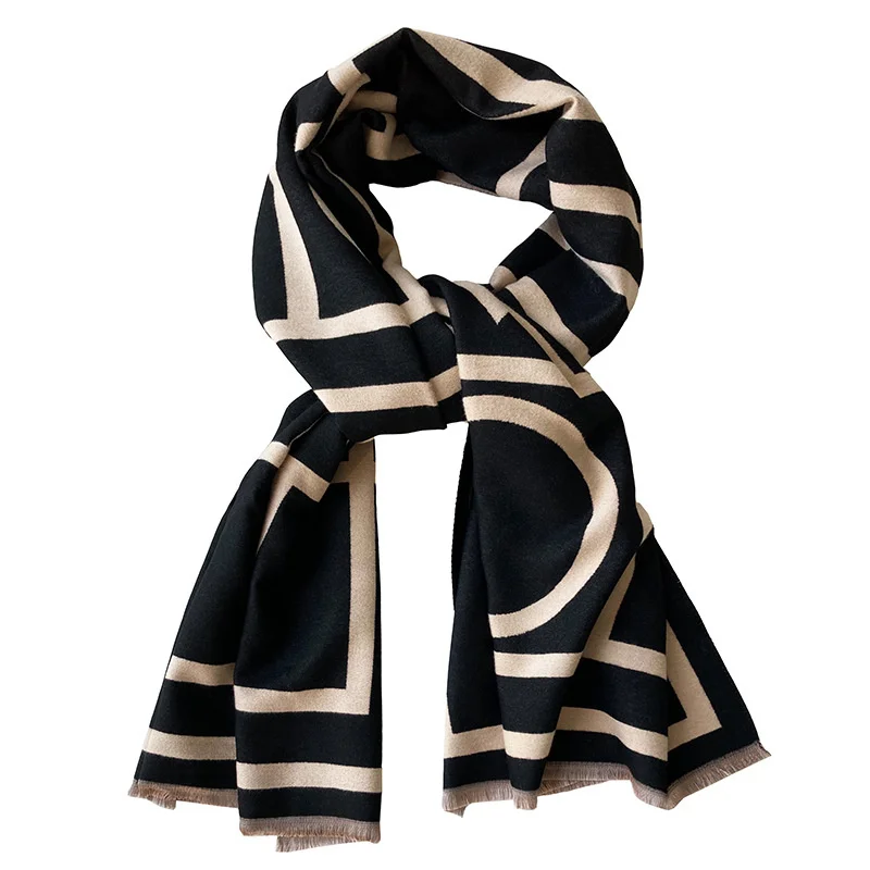Cashmere Shawl Silk Scarf 5