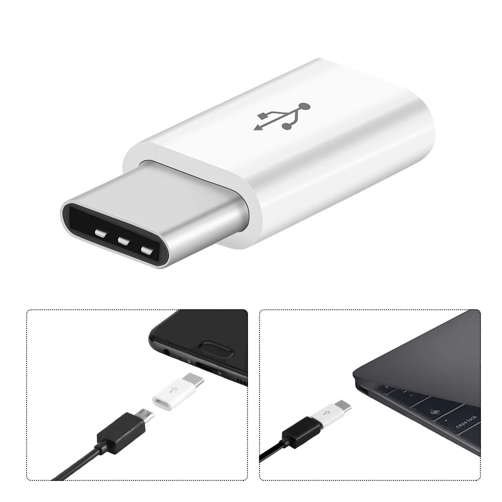 Адаптер для мобильного телефона Micro USB к USB C адаптер Microusb разъем для HUAWEI Xiaomi samsung Galaxy A7 адаптер usb type C устройство