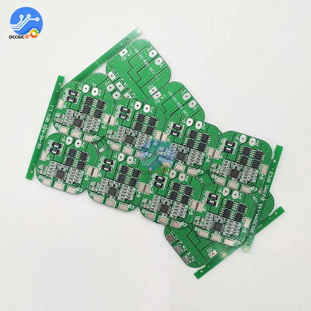 Bms 4S литий ионная плата защиты батареи 14 8 V/16 V 20A для литиевых LicoO2 Limn2O4 18650 LI