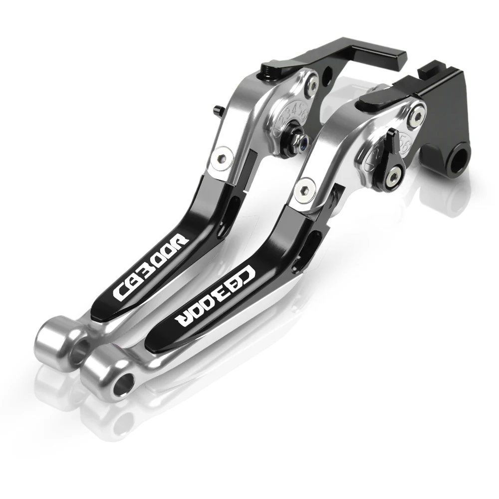 CB300R тормоза мотоцикла CNC регулируемые Выдвижные Тормозные Рычаги сцепления Hhandbar для Honda CB 300R CB300R - Цвет: E with logo