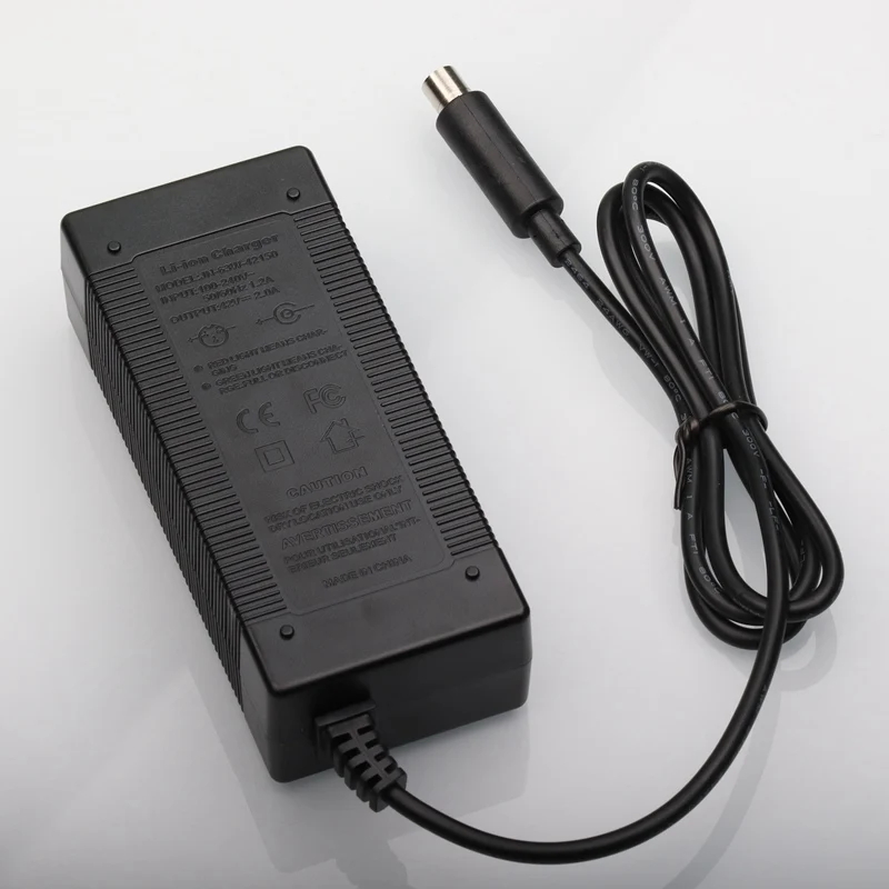 100 шт. зарядное устройство для скутера 42 в 2 а адаптер питания для Xiaomi Mijia M365 электрический скутер аксессуары зарядное устройство