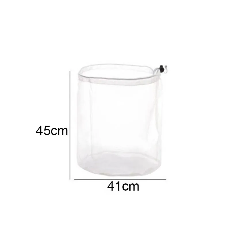 L Laundry Net Bag Drawstring Closure Washing Machine Aid Mesh Bags for Shirts Bra Lingerie Underwear AUG889 - Цвет: L