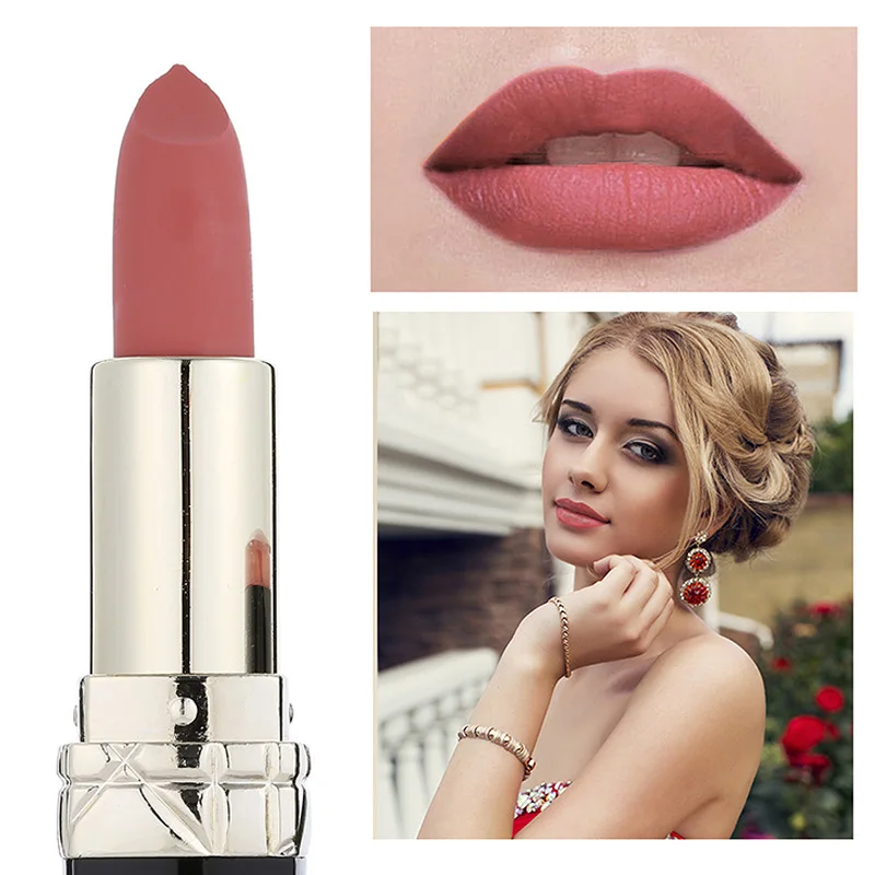Горячая MISS ROSE макияж Обнаженная бархатная губная помада матовая Batom стойкий Водонепроницаемый увлажняющий матовый карандаш для губ Maquiagem