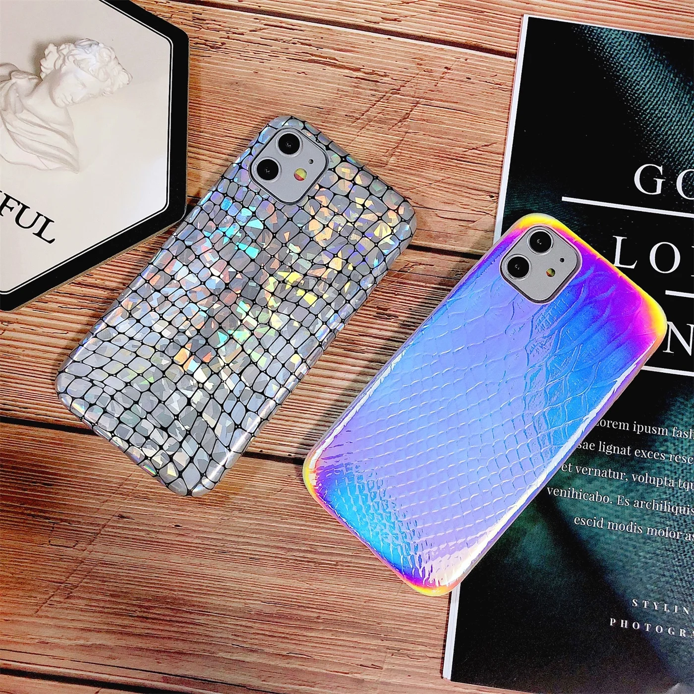 LISCN Роскошный чехол для телефона для iPhone Xs Max 6 6splus 7 X XS XR 11 Pro Max из искусственной кожи крокодила чехол для телефона 8plus
