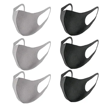

6 Pcs Mouth Face Mask Universal Dustproof Windproof Cotton Haze Pollution Face Mouth Mask For Men Women Facemask Mascarilla