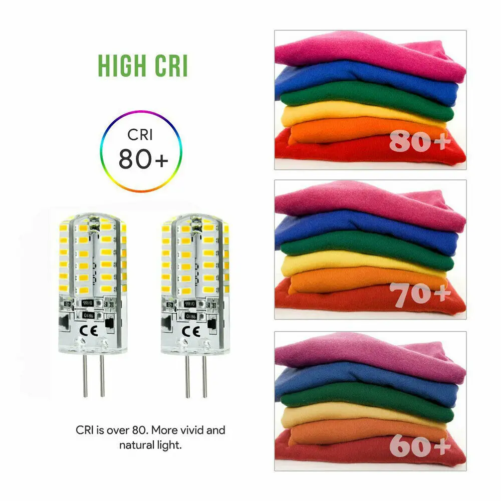 Ampoule LED Mini G4 pour lustre halogène, lampe de remplacement, 12V, 220V, AC, DC, 2W, 3W, 20W, 30W