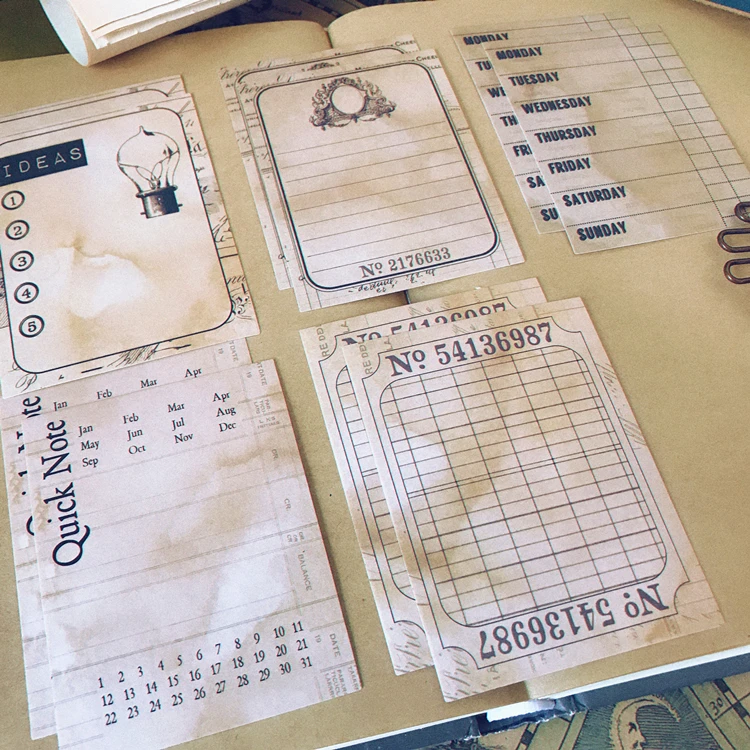ZFPARTY 10 шт. винтажный бумажный материал для скрапбукинга Happy planner/изготовление открыток/Журнал проекта