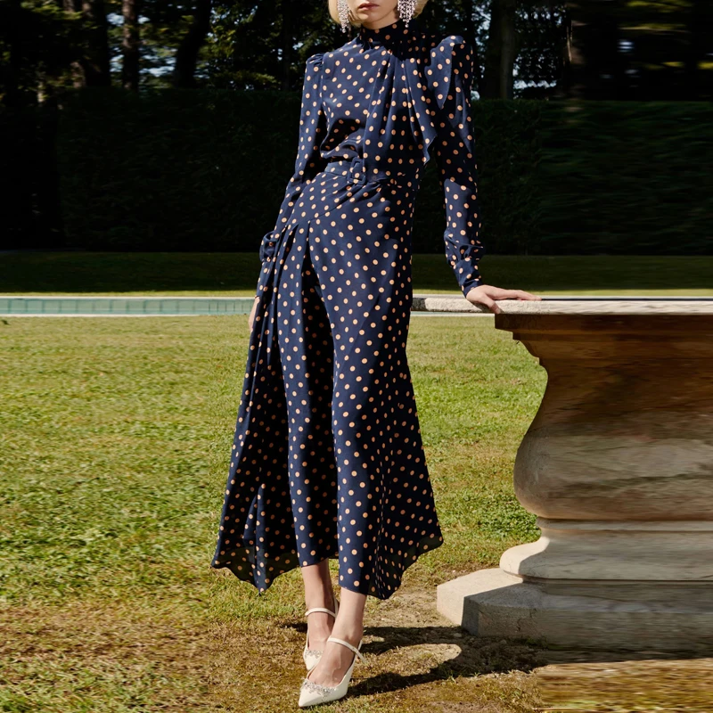 Runway 2020 Women High Quality Designer Retro