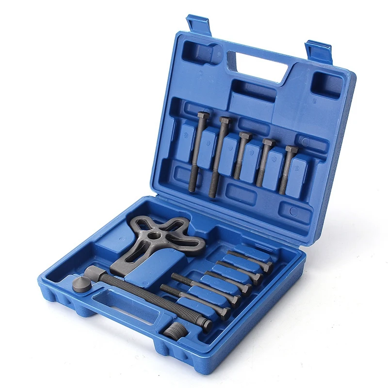 THGS 13Pcs Harmonic Balancer Kit Gear Pulley Puller Steering Wheel Crankshaft Tools THGS 13Pcs Harmonic Balancer Kit Gear Pulley Puller Steering Wheel Crankshaft Tools