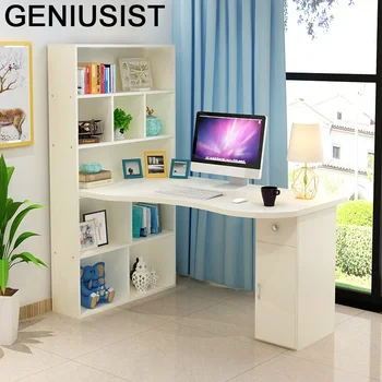 

Furniture Tisch Bed Tray Standing Desk Pliante Biurko Notebook Mueble Escritorio Bedside Laptop Stand Mesa Table With Bookcase