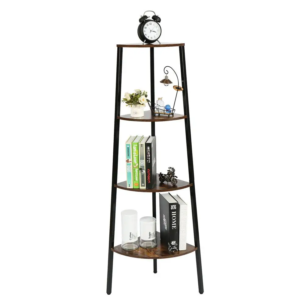 4Layers Storage Rack Simple Book Shelf for Home Living Room Display