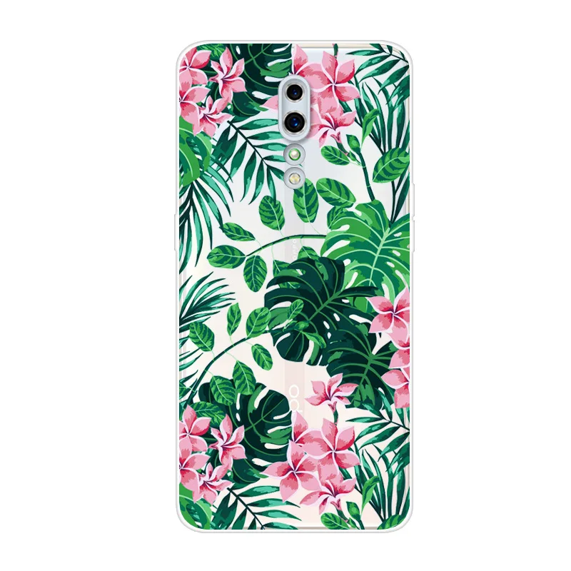 6," чехол для Oppo Reno Z чехол с цветочным рисунком розы ТПУ мягкий чехол для Oppo Reno Z чехол RenoZ силиконовый чехол-накладка - Цвет: as photo 48