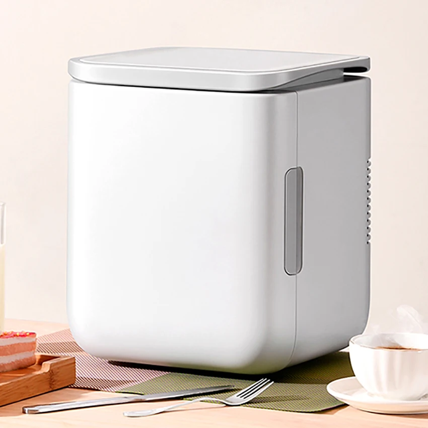 6L Portable Refrigerator Car and Household Dormitory Mini Refrigerator Quick Cooling Portable Freezer Skin Care Refrigerator