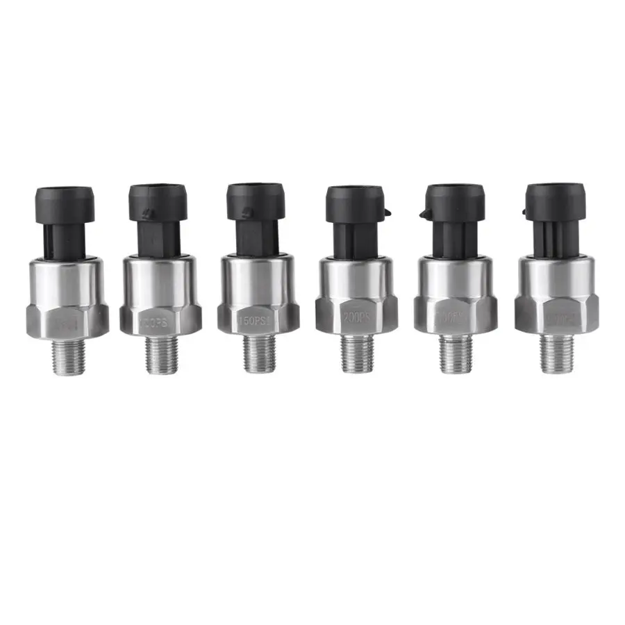 30-500PSI Pressure Sensor Oil Fuel Water Pressure Transducer Stainless Steel Sender Gauge DC 5V 1/8 inch NPT Thread pressure sensor