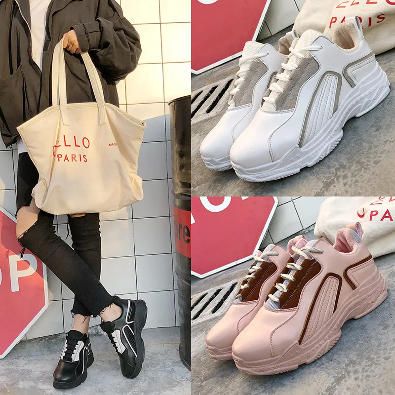 

Hong Kong Flavor Shoe Women's Athletic Shoes plus Velvet Korean-style Versatile Students 2018 Autumn & Winter New Style Ulzzang