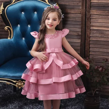 

2020 New Children Girls Princess Dresses For Girls Evening Party Dress Flower Girls Wedding Dress Kids Dresses For Girls Costume