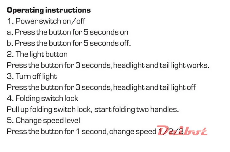 Daibot Portable Electric Scooter Two wheel Electric Scooters Motor 200W 5 inch Mini Foldable Kick Scooter For Adults (1)