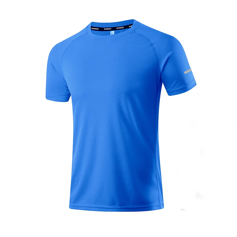 

Men Running T-Shirts Quick Dry Compression Sport T-Shirts Athletic Wear Fitness Gym Running Soccer Shirts Men Jersey Sportswear