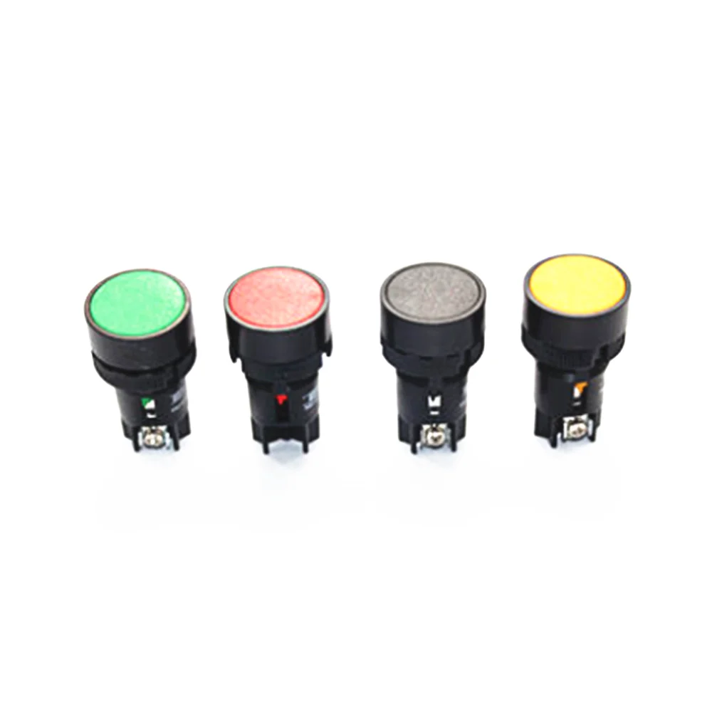 22mm self-locking button switch XB2-EH135 EH145 EH155 plastic button switch power supply button switch