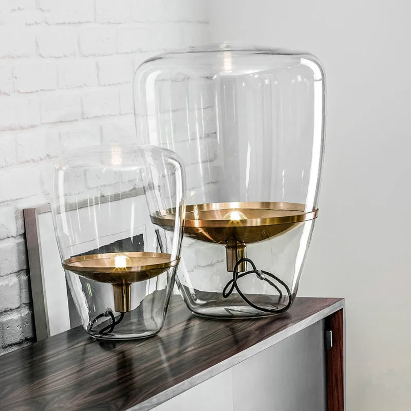  Lustre Led Modern Glass Table Lamp Post Modern Desk Lamp for Living Room Bed Lamp Lamparas De Pie L