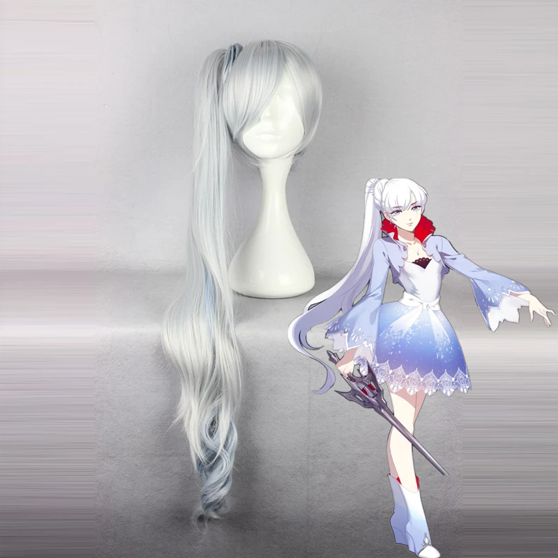 

Anime RWBY Cosplay Wigs Weiss Schnee Cosplay Wig Synthetic Wig Hair Halloween Party Game Women Cosplay Wig