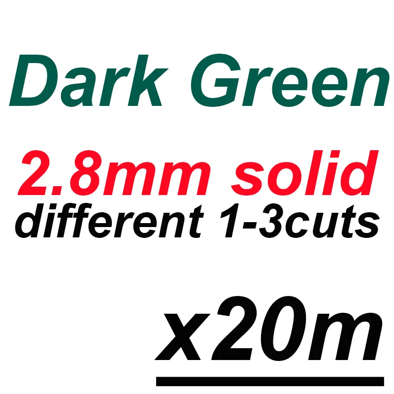 20m 2.8mm in dgreen Victorsense 6/9/20 М рыболовные канаты 2,2 мм 2,4 мм 2,6 2,8 3,0 3,2 мм сплошной латексная трубка модели латекс эластичный лески - Цвет: 20m 2.8mm in dgreen
