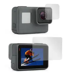 Закаленное стекло протектор экрана для Black Go Pro Hero 7 6 5 объектив камеры + ЖК