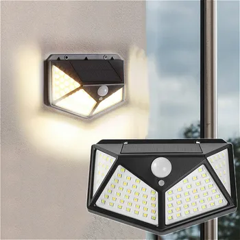 

Outdoor Solar Lamp PIR Motion Sensor LED Solar Light Solar Powered By Sunlight Waterproof Wall lamp for Street courtyard Decor