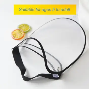 

Safety Visor Shield Anti Droplet Saliva Fog Spittle Dust Windproof Full Face Cover Mask Empty Top Hats Face Eyes Protector Mask