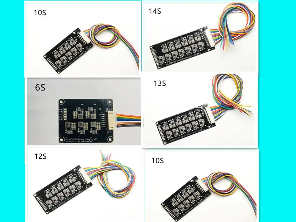Литий ионный Lipo Lifepo4 3S 6S 10S 12S 13S 17S активный эквалайзер балансировочная плата для