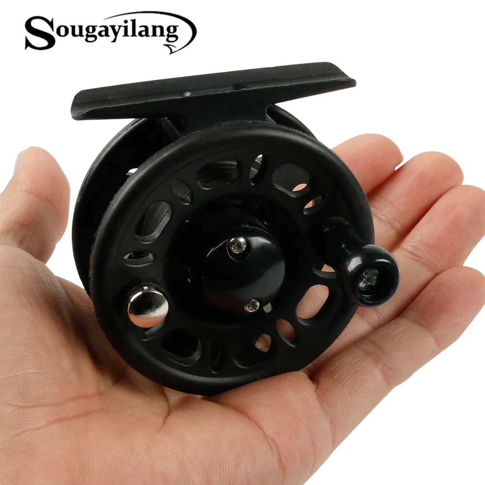 

Sougayilang Portable Ice Fishing Mini Reel Drum Wheel For Freshwater Saltwater Spring Winter Fishing Reel Winter for Carp Pesca