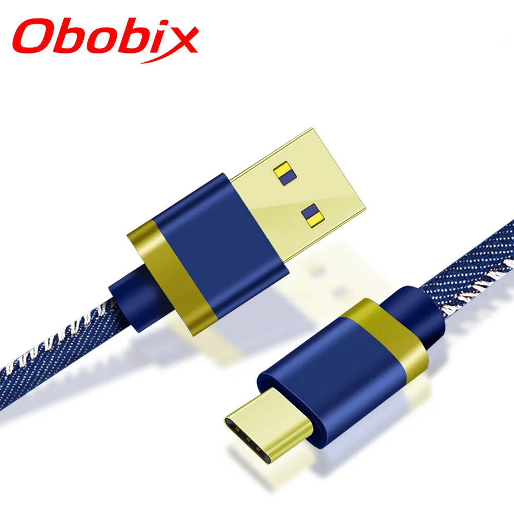 Кабель Obobix для Xiaomi Mi 9 Redmi Note 7 кабель USB Type C 2 4 А быстрое зарядное устройство провод