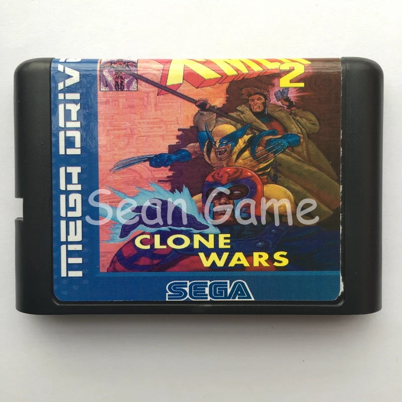 16 бит sega MD игра клон войны Симпсоны Барт кошмар карта для sega Megadrive Genesis видеоигровая консоль картридж - Цвет: Clone Wars