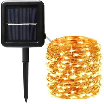 

LED Solar Copper Wire Lamp Outdoor Garland Fairy Light 10M 20M Decorative String light for Wedding Garden Yard Lawn Party
