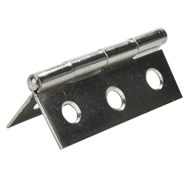 2.5 inches Long 6 Mounting Holes Stainless Steel Butt Hinges 20 Pcs(Pack of 20