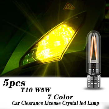 

2PCS Crystal Eye Car Interior T10 Led Headlights Lamp For Ford Focus 2 3 1 Fiesta Mondeo Kuba Mini Cooper R56 R50 R53 F56 F55