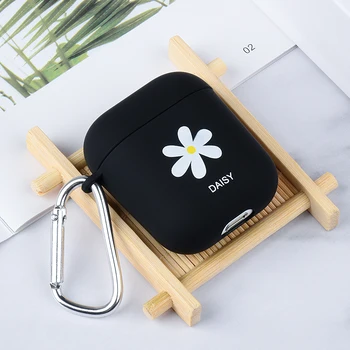 

Fashion Luxury Black Matte Hard Case For Apple Airpods Case Headphone Accessories Protective Cover For Airpods Charging Box Case