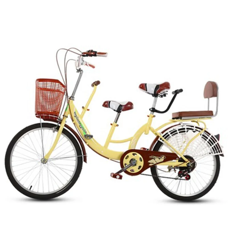 22-Inch Women's Double Bike Parent-Child Car To Build A Bridge With Children