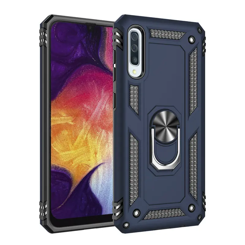 Металлическое кольцо Etui для Coque Samsung A50 Чехол A70 чехол Galaxy A10S A20 S A20E A30 A40 A80 A51 A71