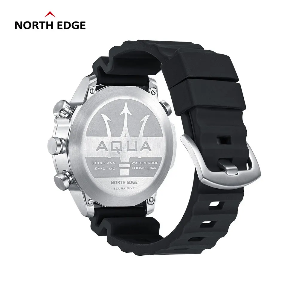 NORTH EDGE AQUA Men's Diving Digital Watch Scuba Diving NDL 50M Dive  Outdoor Watches Altimeter Compass For Huawei Android IOS|Smart Watches| -  AliExpress